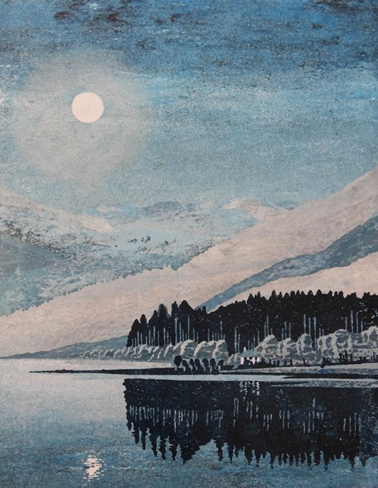 'Peace, Loch Striven 2/10' by artist Deb Wing